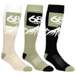 686 Calze Snow Caps Sock 3-Pack Multi Presentazione