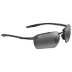 Maui Jim Lunettes de soleil Hookipa Ultra G Shiny Black Neutral Grey MauiUltra Présentation