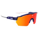 AZR Sunglasses Race Rx Crystal Bleue Vernie Blanche Multicouche Rouge Overview