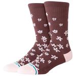 Stance Socks Women Crew Sock Floral Dreams Brown Overview