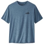 Patagonia Tee-shirt M's Cap Cool Daily Graphic 73 Skyline Utility Blue X-Dye Présentation
