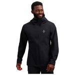 Black Diamond Chaqueta de alpinismo Strataline Stretch Shell Black Presentación