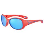 Cebe Sunglasses S'calibur Matt Red Blue Zone Blue Light Grey Cat.3 Blue Flash Mirror Overview