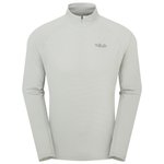 RAB Hiking tee-shirt Sonic Long Sleeve 1/4 Zip Light Zinc Overview
