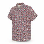 Picture Camicia Mataikona Short Sleeve Shirt Aster Print Presentazione
