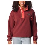 Columbia Fleece Helvetia Cropped Half Snap W Spice Juicy Sunkissed Overview