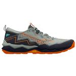 Mizuno Botas de trail Wave Daichi 9 Mercury Tangelo Tangorange Presentación