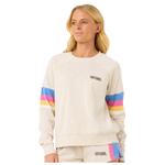 Rip Curl Felpa Las Dalias Raglan Crew Oatmeal Marle Presentazione