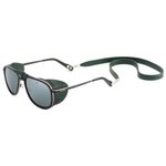 Vuarnet Sunglasses Glacier 2111 Noir Matt / Vert Pure Grey Silver Flash Overview