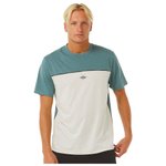 Rip Curl T-shirts Vaporcool Medina Seacell Blue Stone Voorstelling