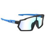 AZR Sunglasses Pro Race Jr Rx Noire Bleue Mate Photochromique Irisé Bleu Overview