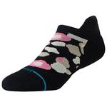 Stance Socks Perf Run Womens Tab Light Cushion Sock Camo Floral Black Overview