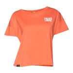 Snap W's Crop Top Hemp T-Shirt Terracota 
