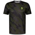 Scott Trail tee-shirt Tee M's Rc Run Short Sleeve Black Yellow Overview