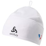 Odlo Bonnet Nordique Hat Polyknit Fan Warm Eco France Fan White Présentation