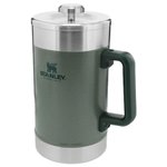 Stanley Koffiezetter The Stay Hot French Press 1.4L Hammertone Green Voorstelling