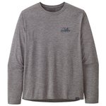 Patagonia Hiking tee-shirt M's L/S Capilene® Cool Daily Graphic 73 Skyline Feather Grey Overview