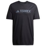 adidas Trail T-Shirt Mt Logo Tech Tee Shirt Short Sleeve Black Präsentation