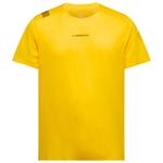 La Sportiva Trail T-shirt Pure T-Shirt Yellow Black Voorstelling