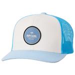 Rip Curl Cap Routine Curve Trucker Bone Blue Präsentation
