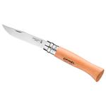 Opinel Messen N°08 Baroudeur Blister Hêtre Voorstelling