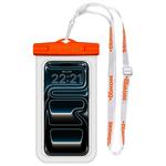 Seawag Funda estanca Next Waterproof Phone Case 6.9" White Orange Presentación