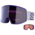 Salomon Skibrille Sentry Pro Ultra Violet Qst Sigma Sky Blue + Sigma Light Blue Präsentation