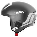 Briko Helmet Vulcano 2.0 Mips Shiny Metallic Dark Grey White Overview