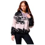 Columbia Fleece Helvetia II Printed Cropped Half Snap W Shale Purple Sisters Shale Purple Präsentation
