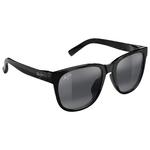 Maui Jim Lunettes de soleil Puali Asian Fit Black MauiPure Naturel Grey Présentation
