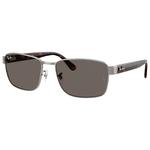 Ray Ban Lunettes de soleil RB3750 Polished Gunmetal Dark Grey Présentation