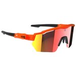 AZR Lunettes de soleil Race Rx Crystale Orange Neon M Ate / Ecran Hydrophobe Rouge M Présentation
