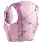Salomon Gilet da trail Active Skin 4 Women Set Dusky Orchid Dawn Pink Butterfly Presentazione