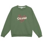 French Disorder Sweatshirt Rosie Sauvage Léo Khaki Overview