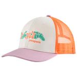 Patagonia Cap Kid's Trucker Hat Friend Lei White Overview