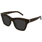 Saint Laurent Lunettes de soleil SL M156 002 Medium Havana Grey Présentation