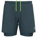 Odlo Trail shorts Zeroweight 5 Inch 2in1 Shorts Dark Slate Overview