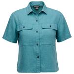 Black Diamond Camisa de trekking W's Scenic Route Short Sleeve Creek Blue Glacier Presentación