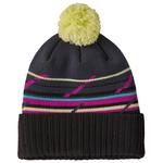 Patagonia Beanies Powder Town Beanie Minded Geo Smolder Blue Overview