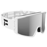 Flaxta Masque de Ski Evoke White Silver Mirror Lens Présentation