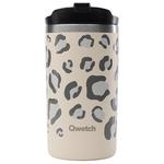 Qwetch Mug Travel Mug 350 ml Leopard Sable Overview