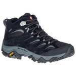 Merrell Hiking shoes Moab 3 Mid Gore-Tex Wmn Black Grey Overview