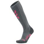 Uyn Woman Ski Evo Race One Socks Grey Pink 