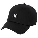 Hurley Cap Women Mom Iconic Hat Black White Overview