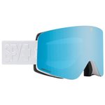 Spy Masque de Ski Marauder Matte White Happy Boost Bronze Ice Blue Spectra + Happy Boost Low Light Red Coral Présentation