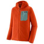 Patagonia Fleece M's R1 Air Full Zip Hoody Coal Orange Voorstelling