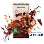 Baouw Energiereep Extra Bio 50 g Chocolat Noisette Voorstelling