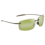 Maui Jim Sonnenbrille Breakwall Shiny Trans Khaki Green Maui Ht MauiPure Präsentation