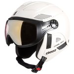 Diezz Visor Helm Louna 2 Color White Pearl Activilux Miror Gold Cat 1-3 Voorstelling