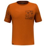 Salewa Tee-shirt d’escalade Lavaredo Hemp M Pocket Autumnal Présentation